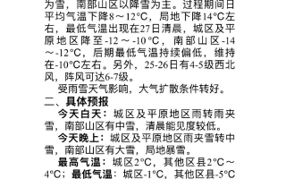 陕西发布道路结冰预警：中雪大雪暴雪马上到！出门一定注意安全