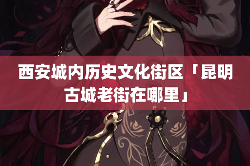 西安城内历史文化街区「昆明古城老街在哪里」