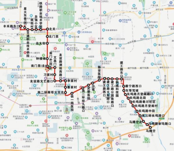 西安樱花一路附近足浴按摩(西安这些公交线路将有调整)  第9张