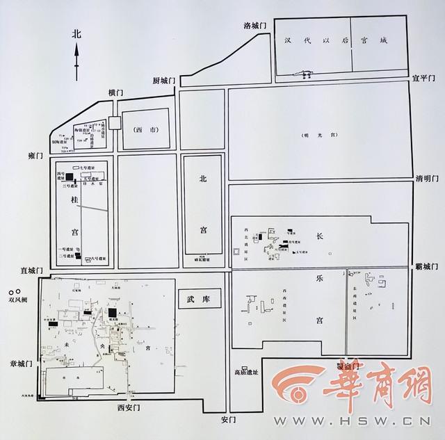 未央宫汉长安城永远的皇宫,汉室皇宫正宫叫什么名字  第5张