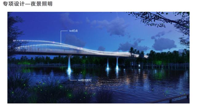 西安高新区沣潏跨河景观飘桥正在建设中「西安高新区沣潏跨河景观飘桥」  第4张