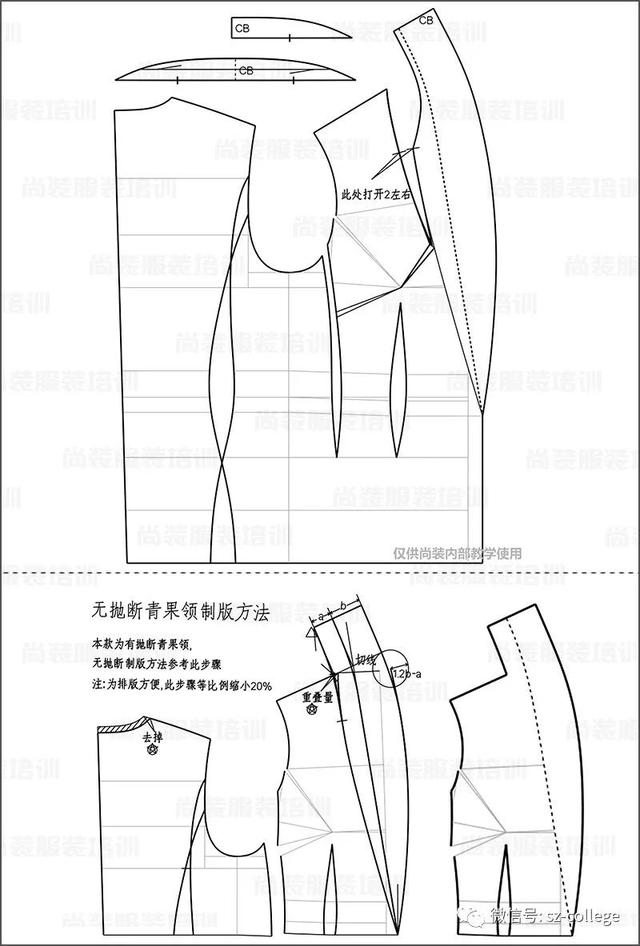 青果领中山装式三开身西装款式分析「十青果领中山zhuang式三开身西装款式分析」  第15张