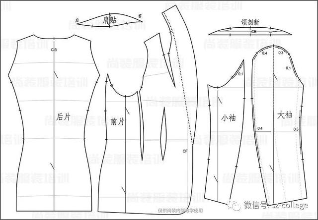 青果领中山装式三开身西装款式分析「十青果领中山zhuang式三开身西装款式分析」  第22张