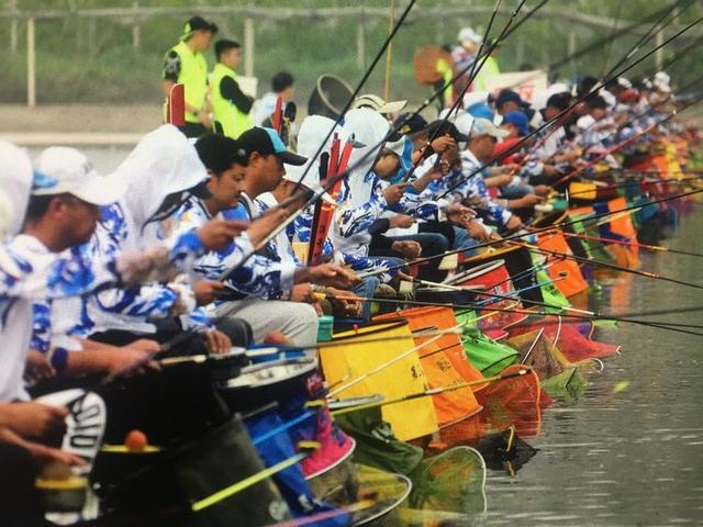 陕西朝邑第二届\“金城杯\”钓鱼大赛开幕啦！「大荔金城农家乐垂钓园西安休闲垂钓园西安休闲垂钓园」  第11张