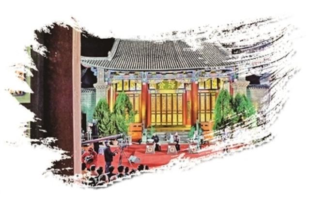 西安云龙休闲会所有人误以为是古人所作，甚至有xian明清建筑精粹「江西会馆古戏台上的一副楹联」  第1张