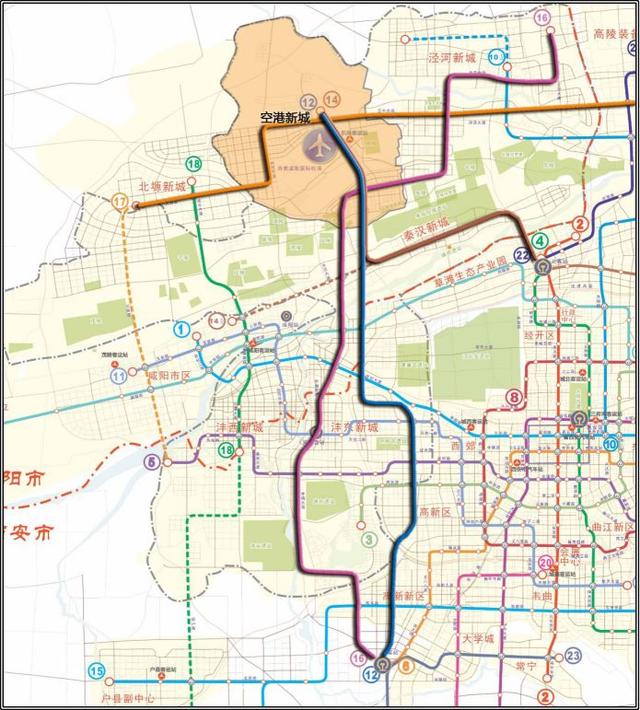 什么时候修西安地铁十二号线路「西安地铁11号线什么时候建」  第5张