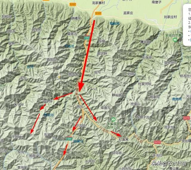 西安南边的秦岭有什么景区位于西安南边的秦岭的哪个方向「秦岭涝峪的历史」  第4张