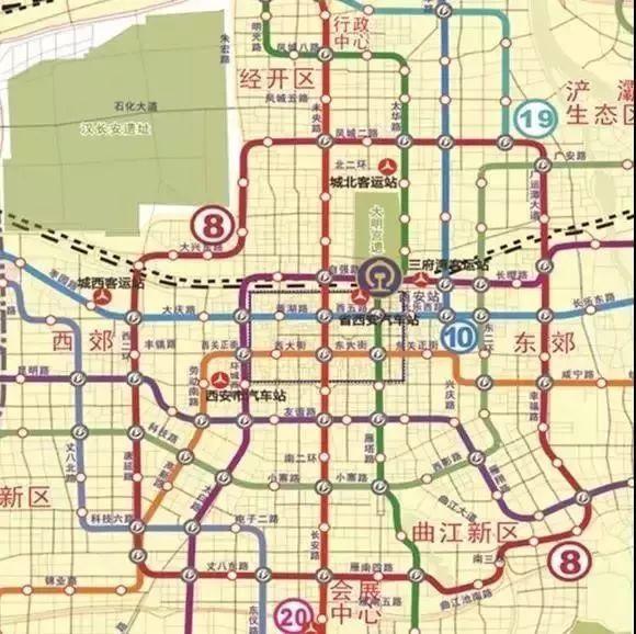 西安地铁十六号线、十一号线、十四号线设站点一览「西安地铁19号线二期、十四号线二期、十四号线一期站点设置」  第7张