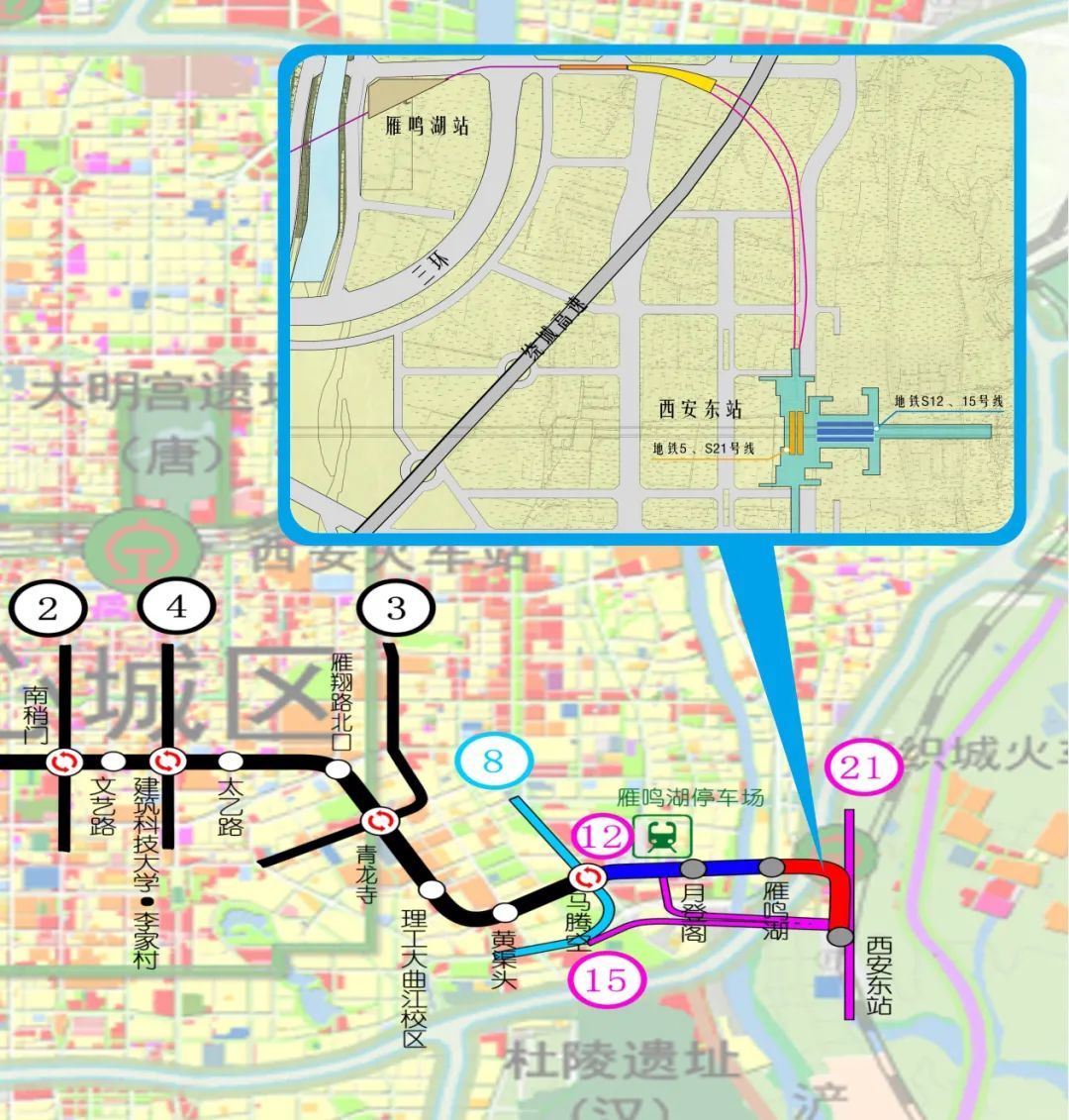 11座立交 16条道路，2025年6月同步建成！西安高铁东城片区全面开工-第6张图片