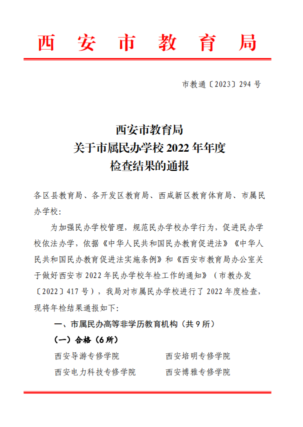 这些学校不合格，今年暂停招生！西安市教育局最新通报！-第2张图片