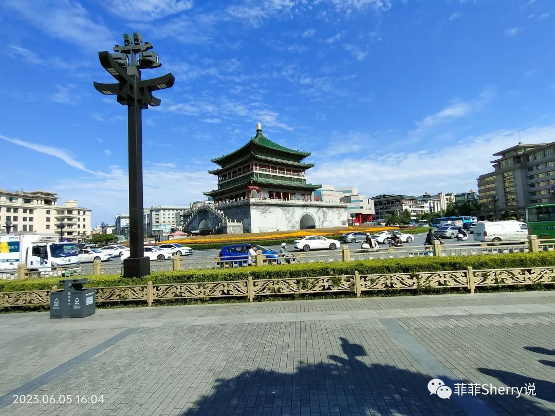 西安是一座值得反复去的地方，邂逅西安城墙的夕阳-第2张图片