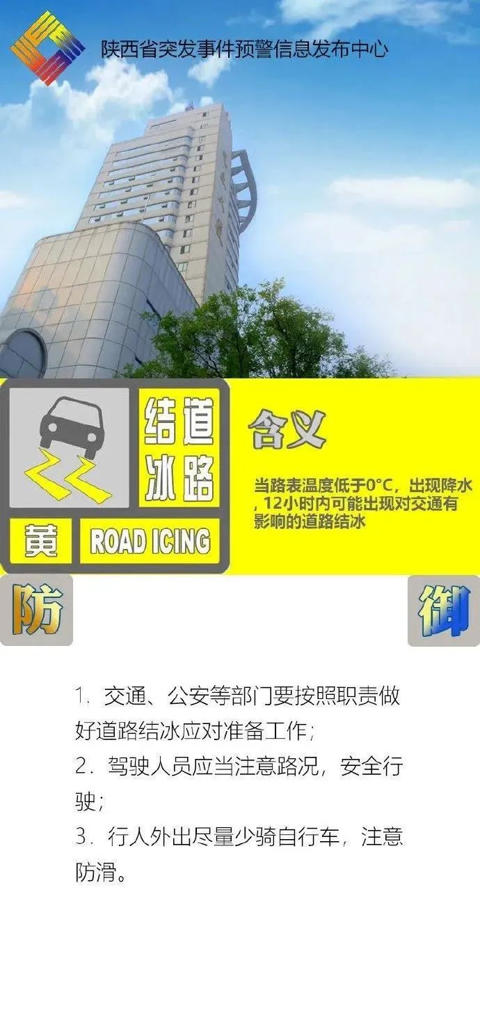 西安未来一周开启天寒地冻模式！陕西发布道路结冰黄色预警信号！-第9张图片