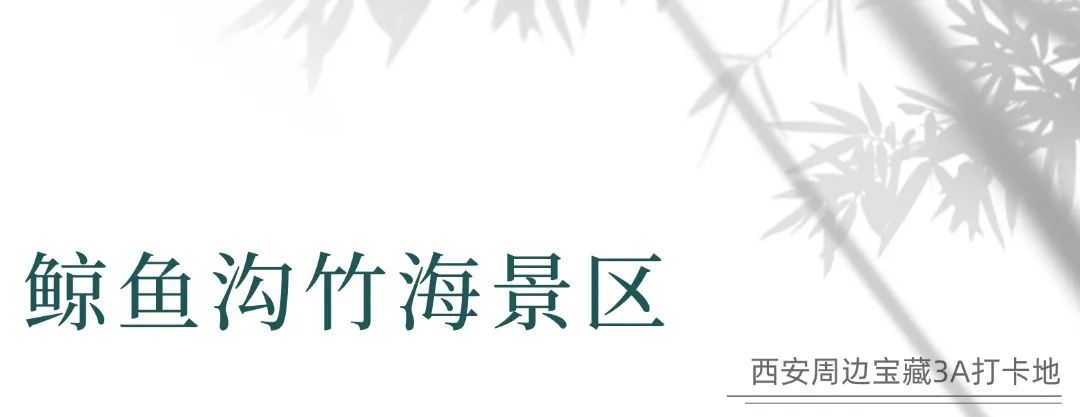 这4个西安周边旅游放松的小众景区。西北“小江南”！-第1张图片