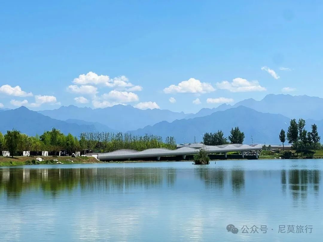 风景超好、人很少，地铁1小时可达！西安秦岭脚下又发现一处山水宝藏公园-第1张图片